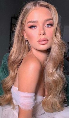 Blonde Bride, Natural Glam Makeup, Blonde Hair Makeup, Glam Wedding Makeup, Wedding Makeup For Brown Eyes, Bridal Make Up