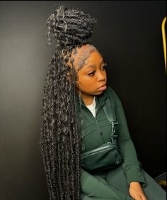 Protective Braids, Quick Weave Hairstyles, Quick Weave, Locs Hairstyles, Loc Styles, Baddie Hairstyles