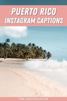 Puerto Rico Instagram captions Puerto Rico Quotes Sayings, Puerto Rico Captions Instagram, Puerto Rico Quotes, Instagram Captions Cute, Travel Hashtags, Puns Quotes, Vacation Captions, Short Captions, Sunset Captions