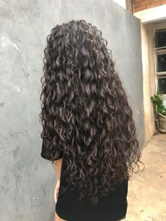 Super Long Curly Hair Natural Curls, Long Permed Hair Before And After, Long 3a Hair, Long Curly Hair Naturally, Long 3b Hair, Perms For Long Hair, Super Long Curly Hair, Long Naturally Curly Hair