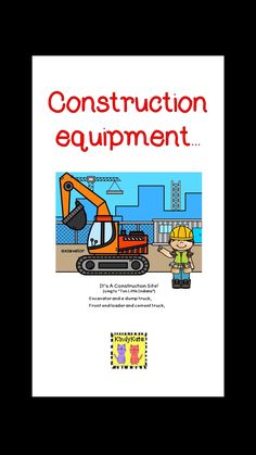 an instruction manual for construction equipment