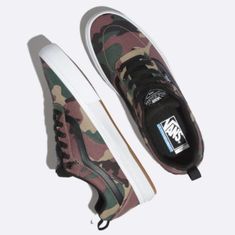 - New In Box W/O Lid - Built For Skating; Perfect For Everyday Wear - Vans Kyle Walker Pro Skate Shoes - Camouflage / Camo - Vans Ultracush Insoles For Extra Comfort Vans Kyle Walker Pro, Vans Kyle Walker, Camo Vans, Kyle Walker, Vans Store, Low Top Shoes, Mens Vans, Womens Vans, Skate Shoes