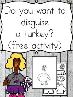 a turkey is shown with the words do you want to discuss a turkey? free activity