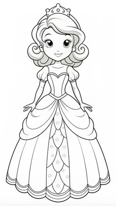 princess aurora coloring pages for kids