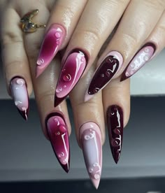 Jelly Stickers, Nails Unique, Gel X Nails, X Nails, Nail Art Gel, Blush Nails, Classy Acrylic Nails, Dope Nail Designs, Color Nails