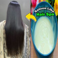 Salon like hair spa at home - Homemade hair spa cream with potato | potato, hair care, beauty salon | Salon like hair spa at home - Homemade hair spa cream with potato #haircare #beauty | By Simple Home Remedies | Facebook | Recipe for frizz free super silky, straight and shiny hair. Take a big potato. Peel off the potato. Chopped the potato in small pieces. Take it in a saucepan. Add 400ml water. Cook it for 10 minutes over medium heat. let it cool. Pour it in a blender jar. Add 50ml coconut/al Hair Spa Cream, Body Tricks, Hair Spa At Home, Spa At Home, Potato Skin, Homemade Hair, Homemade Hair Products, Diy Hair Mask, Hair Spa