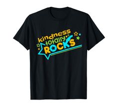 PRICES MAY VARY. It's fun to be kind with this cool rockstar electric guitar themed choose kindness graphic with the quote Kindness Totally Rocks. Great choice for boy girl kid who loves dance and music and being a nice good human. Awesome gear for classroom Unity Day celebrations, National Kindness Week, antibullying events and school spirit week. Great anti bullying gift for teacher, student, parent, educator or guidance school counselor who believes that kindness matters. Lightweight, Classic Kindness Graphic, Quote Kindness, Kindness Week, School Spirit Week, Dance And Music, Good Human, Unity Day, Choose Kindness, Girl Kid