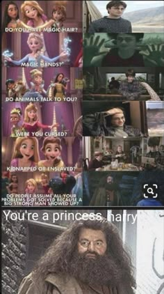 Princess Harry Meme Harry Potter, Princess Harry, Humor Disney, Hp Quotes, Glume Harry Potter, Funny Harry Potter Jokes, Harry Potter Memes Hilarious, Buku Harry Potter, 9gag Funny