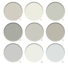 the different shades of gray paint