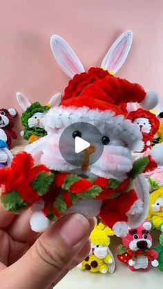 Fuzzay - Joyful Pipe Cleaner Crafts on Instagram: "🎄🐰Crafting a super cute Christmas bunny using pipe cleaners! This 1-minute tutorial is perfect for a fun family activity or a parent-child bonding time. Stay tuned for more adorable and easy crafts!  #fuzzay #pipecleaners #diy #handmade #handmadecrafts #giftideas #HandmadeWithLove #DIYHomeDecor #gift #happy #stressfree #creative #etsyseller #education #classroomactivities #parenting #family #kidscrafts #funwithkids #homecrafts #afterwork #stressrelief #hobby #innovation #FamilyFun #ChristmasDIY #HolidayCrafts #PipeCleanerProjects #FestiveFun #diybunny" Pipe Cleaner Crafts Christmas, Pipe Cleaner Christmas Crafts, Pipe Cleaner Projects, Pipe Cleaner Christmas, Pom Pom Animals, Crochet Leaf, Crochet Leaf Patterns, Christmas Bunny, Pipe Cleaner Crafts