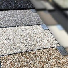 several different types of stone and gravel