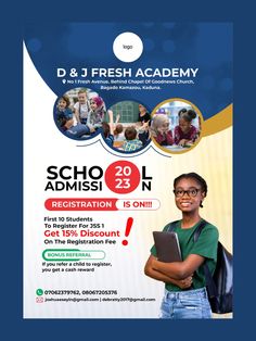 Achievement Poster Design, Educational Flyer Design, School Admission Flyer Design, University Poster Design Ideas, Tuition Flyer, Webinar Banner, Class Poster Design, School Advertising, Admissions Poster