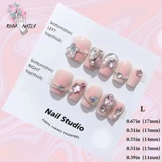 45325788578027 Press On Nails Design, Acrylic Tips, Long Press On Nails, Nagel Tips, Short Coffin Nails, Strawberry Pink, Gem Nails, Cute Strawberry, Pink Acrylics