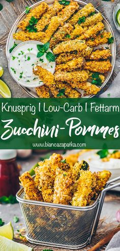 some food that is on a plate and in a bowl with the words knuckring low - carb ketchup