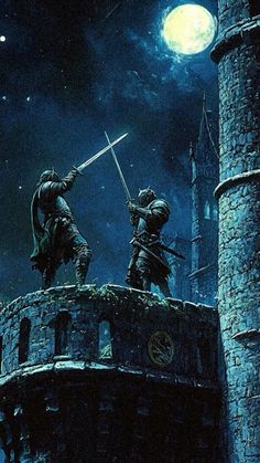 Fantasy Knight Aesthetic, Bright Fantasy Aesthetic, Dark Fantasy Aesthetic Wallpaper, Medieval Knight Aesthetic, Knightcore Aesthetic, Dark Paladin, Moon Castle, Arte Pulp, Medieval Aesthetic