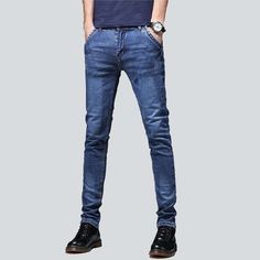 Introducing our 2023 Spring Collection of dark wash. slim. high-waisted jeans with a blue light wash finish ââ‚?the perfect combination of simple style and contemporary chic! These jeans are crafted with premium denim. and feature a zipper & button closure for both functionality and flair. Their stretchy fabric and distinctive washed pattern make them the ideal statement piece for any outfit. and their resilient construction ensures they'll last for seasons to come.Why They're Your Next Staple C