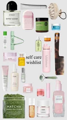 Lululemon Bottle, Self Care Must Haves, Personal Legend, 2023 Resolution, Girly Products, Glossier Skincare, Aesthetic Self Care, Green Tea Scrub, Healthy Hair Routine