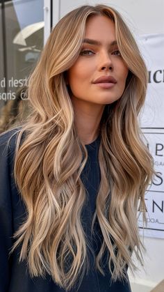 Discover the top beige blonde hair color ideas for 2025 with our collection of 25 stunning shades. From light and dark beige tones to unique blends like strawberry beige and rose gold, explore a range of styles perfect for every skin tone. Find inspiration with creamy and neutral shades, sandy and soft textures, and rich highlights from honey to golden. Strawberry Honey Blonde Hair, Honey Beige Hair, Honey Beige Blonde Hair, Golden Beige Blonde Hair, Warm Honey Blonde Hair Balayage, Golden Honey Blonde Balayage, Honey Gold Hair, Sandy Beige Blonde Hair, Rich Blonde Hair