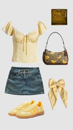 Dinner Outfit Summer, Yellow Outfit, Summer Dinner, Dinner Outfits, Spring Looks, Cute Fits, Girls Generation, Kate Middleton