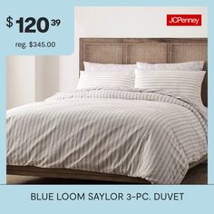 the blue room saylor 3 - pc duvet is $ 120