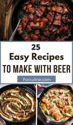 25 easy recipes to make with beer and other things you can cook on the grill