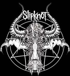 the logo for slipknot's new album, which features an image of a horned