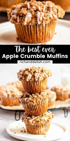 the best ever apple crumble muffins recipe