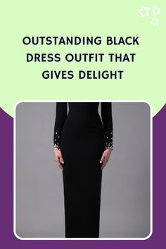 [SponsoredPost] 69 Black Dress Outfit Classy Elegant Advice You Don't Want To Miss Now #blackdressoutfitclassyelegant Crepe Dress, Black Dress, Black