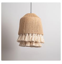 Rustic Pendant Light - Bohemian Vintage Tassel | Labpiecesign – labpiecesign