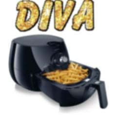 the words divya are spelled in gold letters over a black crock pot filled with cheetos