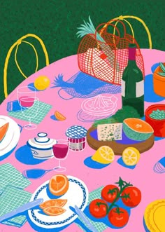 an image of a table with food on it