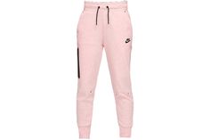 Nike Tech Pink, Nike Streetwear, Nike Fleece, Pink Nikes, Nike Tech, Hot Sneakers, Tech Fleece, Fleece Joggers, Heather Black