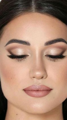 Natural Summer Makeup, Wedding Hairstyles And Makeup, Wedding Makeup For Brown Eyes, Wedding Makeup Tips, Retro Makeup, Smink Inspiration, Pinterest Makeup, Braut Make-up, Beauty Make-up