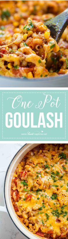 one pot goulash is an easy and delicious casserole recipe