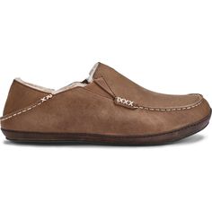 <p>the molo slipper is the purest form of relaxation. Made with premium nubuck leather, soft shearling, and olukais signature comfortmolo will be your go-to slipper, no matter the season. </p> Slippers With Arch Support, Brown Slippers, Leather Slippers For Men, Wet Sand, Gift Guide For Him, Mens Holiday, Outdoor Slippers, Leather Slippers, Mens Winter Fashion