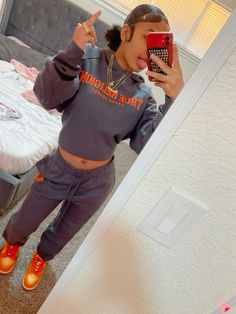 Grey And Orange True Religion Set Nike Dunk low Magma neuve Summer Bummy Outfit, Pretty Little Things Outfits, Teen Swag Outfits, Photo Awards, Outfit Inspo Casual, Cute Lazy Outfits