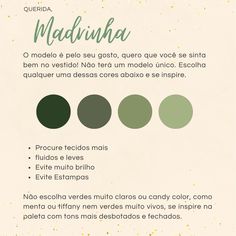 an info sheet with different colors and shapes for the word maadnua in spanish