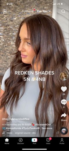 Redken Rich Brown Formula, Cool Red Hair Color Formula, Chocolate Brown Dimensional Balayage, Shades Eq Rich Brown Formula, Brown Hair Redken Formulas, Brown Hair Formulas Chocolate, Brunette Formulas Redken, Chestnut Brown Hair Shades Eq