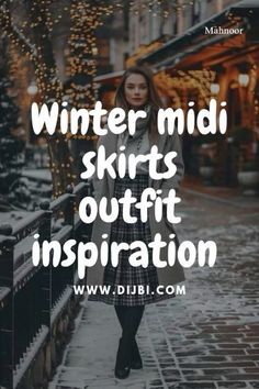 Midi Skirt With Boots, Best Winter Outfits For Women, Skirt And Cardigan Outfit, Skirt Outfit Inspiration, Dark Sweater, Winter Outfits For Women