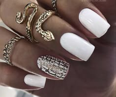 Pink Bling Nails, White Gel Nails, Blush Nails, Diamond Nails, Beautiful Nail Designs, Bling Nails, Chic Nails, Nail Spa, Community Wall