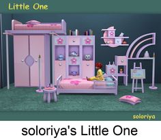 soloriya's Little One Toddler Bedroom Sets, Sims 4 Beds, Sims Baby, Sims 4 Anime, Sims 4 Bedroom, Sims 4 Children, Sims 4 Expansions, Tumblr Sims 4, Sims 4 Toddler