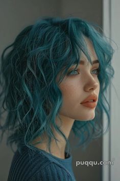 Teal Hair Color Ideas: Making Waves in Hair Fashion - Puqqu Teal Hair Dye, Teal Hair Color, Pink Ombre Hair, Teal Hair, Dye My Hair, Hair Fashion, Roots Hair, Making Waves, Cool Hair Color