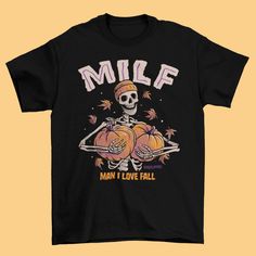 *FREE SHIPPING ON ORDERS OVER $75*LIMITED DESIGN: Only available until Halloween 🎃• Unisex• 100% premium cotton• Pre-shrunk Halloween Shirt Design Ideas, Spooky Shirt Ideas, Halloween T-shirt, Halloween Tshirt Ideas, Printer Crafts, Man I Love Fall, Spooky Shirts, Silly Shirts, Fall Tshirts