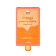 Peach Slices - Mango Peace Popsicle Sheet Mask - Hydrate+Glow - 0.84 fl.oz. - Time-tested star ingredients. Gently formulated. Instant radiance. Keep skin radiant and refreshed with this juicy sheet mask. Potent mango and ginger extracts help hydrate, nourish, and illuminate skin so your face is at peace. NO artificial fragrance. NO alcohol. NO parabens. NO mineral oil. NO dyes or coloring. NO formaldehyde. NO sulfates. NO animal testing. 1. Cleanse face and apply toner. 2. Remove and gently unf Face Masks Skin Care, Face Masks Skin, Oily Skin Care Routine, Skin Care Routine 30s, Cheap Skin Care Products, Drugstore Skincare, Cheap Beauty Products, Peach Slices, Beauty Products Drugstore