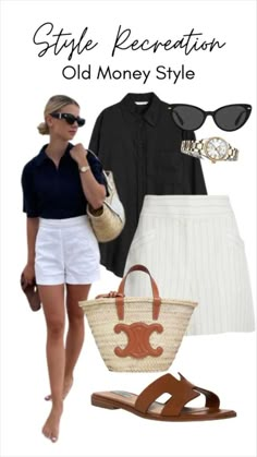 "Stay cool with our summer fashion trends! ☀️ Get the hottest fashion inspiration and trends. Kat Jamieson Style, Casual Chique Stijl, Chique Outfit, Style Parisienne, Classic Style Outfits, Coastal Grandmother, Summer Capsule Wardrobe, Elegante Casual, Pinterest Outfits