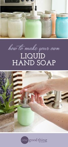 how to make your own liquid hand soap