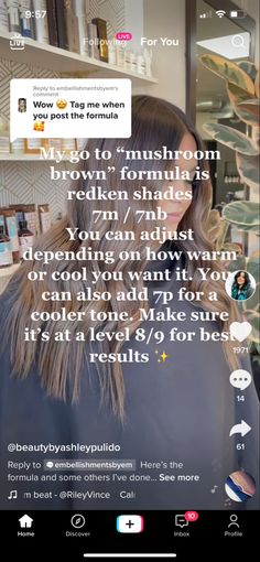 Redken Color Formulas, Redken Toner, Blonde Hair With Brown Highlights, Hair With Brown Highlights, Blonde Hair With Brown, Hair Stylist Tips, Blue Eyes Blonde Hair, Blue Eyes Blonde, Blonde Hair With Lowlights