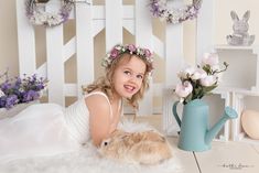 Wiosna ach to Ty... wiosenna sesja zdjęciowa w Kotki Dwa - mamnatooko.pl Easter Photos, Easter Kids, Children Photography, Flower Girl, Flower Girl Dresses, Girls Dresses, Easter, Wedding Dress, Flowers