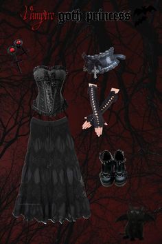 Emo Prom, Dark Fits, Emo Clothes, 80s Goth, Goth Outfit, Vampire Goth, Alt Outfits