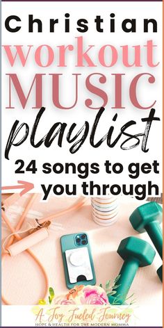 CHRISTIAN WORKOUT MUSIC PLAYLIST- 2 playlists and 24 songs of heart pumping Christian exercise music to get you through those rough workouts! Christian Workout Playlist, Christian Exercise, Exercise Music, Workout Music Playlist, Christian Workout, Sports Banquet, Christian Fitness, Playlist Names Ideas, Heart Pumping